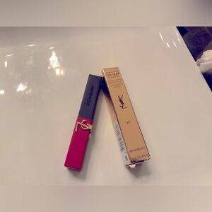 YSL ROUGE LEATHER MATT LIPSTICK NIB #21